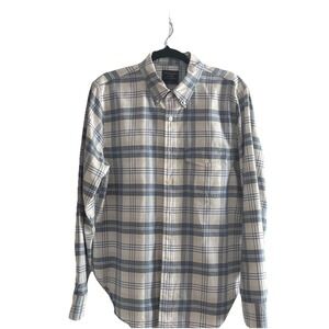 Abercrombie And Fitch Plaid Men's Shirt Sz L Button Down Long Sleeve